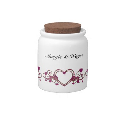 WEDDING DATE MONE JAR TEMPLATE CANDY DISH