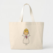 Wedding Day Bridal Bliss Canvas Bag