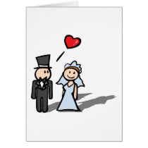 "Wedding Day" couple design cards