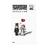 "Wedding Day" couple design Stamps