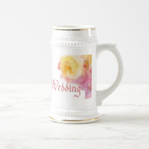 Wedding Day Morning Coffee - stein Mugs