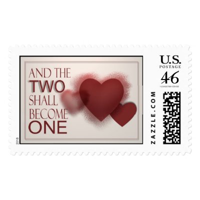 Wedding Day Stamps - Two shall become one