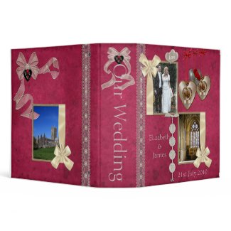 Wedding Day Template Binder binder