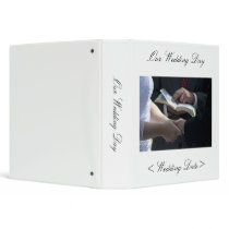 Wedding Day Vows Memory Binder