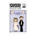 Bride and Groom Stamp
