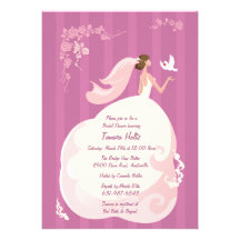 Wedding Dove Bridal Shower Invitation