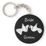 Wedding Dove Favors Keychains