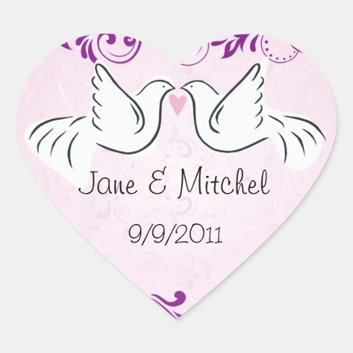 Wedding Dove Stickers