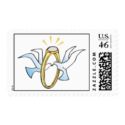 Wedding Doves Stamp