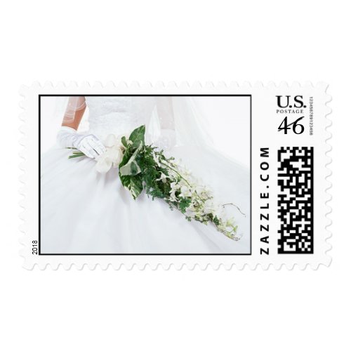 Wedding Dress & Bridal Bouquet stamp