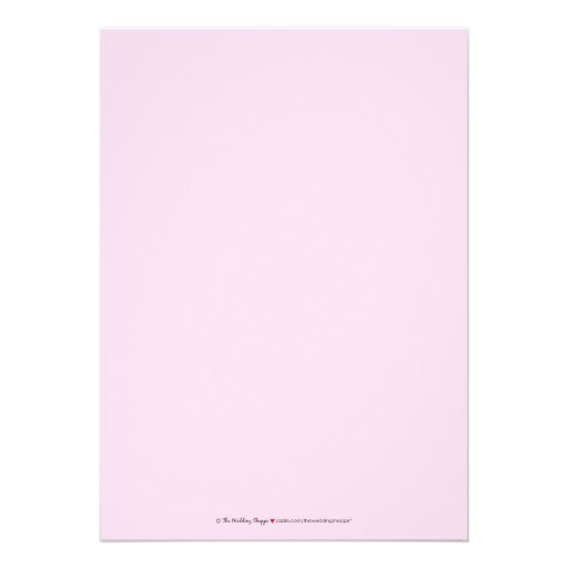 Wedding Dress Bridal Shower Invitation (pink)