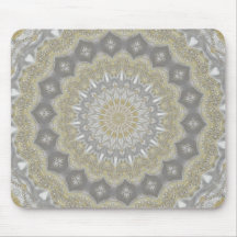Wedding dress kaleidoscope #3 mousepad