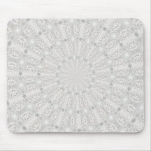 Wedding dress kaleidoscope #4 mouse pad