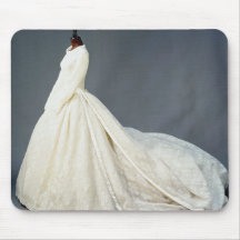 Wedding dress of Katharine Worsley Mousepads