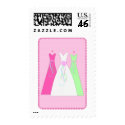Wedding Dress Sparkle Postage Stamp stamp