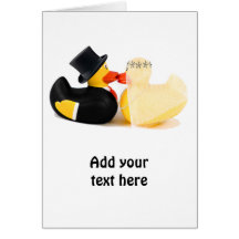 Wedding ducks 3 card