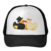 Wedding ducks 4 trucker hats