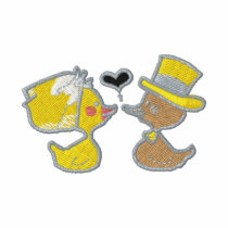 Wedding ducks embroidered shirts by jsoh Wedding ducks embroidered shirts