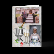 Wedding Duo Photo Card by mickeyelvis128 Wedding Duo Photo Card