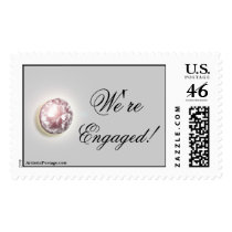 Wedding Engagement Postage Stamp