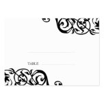 Wedding escort seating card custom print elegant business cards
