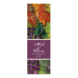 Wedding Favor Gift Card, Autumn Grape Leaf
