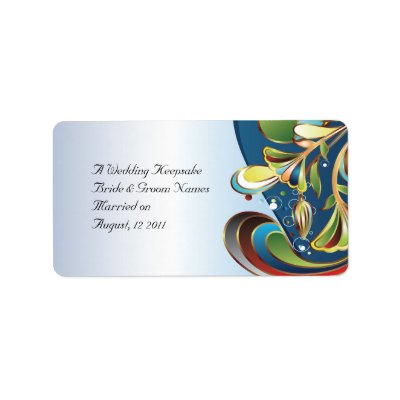 Wedding Favor Lip Balm Tube Personalized Address Labels