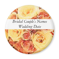Wedding Favor Magnet Template by DreamWed Wedding Favor Magnet Template