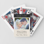 Wedding Favor Personalized Photo Playing Cards