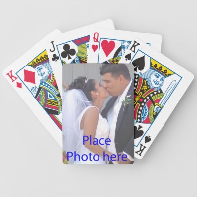WEDDING FAVOR PLAYING CARDS TEMPLATE