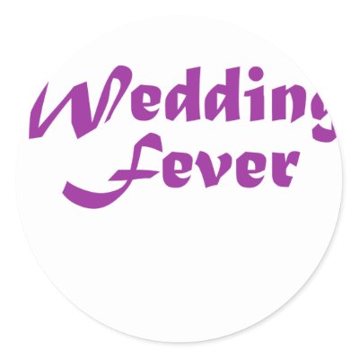 Wedding Fever Sticker