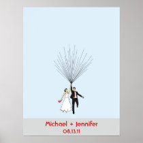 Wedding Fingerprint Balloon Guestbook