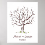 Wedding Fingerprint Tree Guestbook