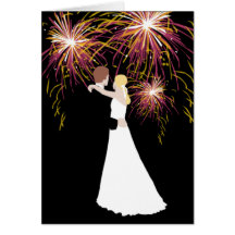 Wedding Fireworks Card