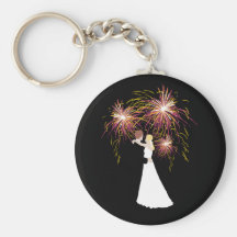 Wedding Fireworks Keychain
