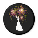 Wedding Fireworks magnets by White_Wedding Wedding Fireworks magnets