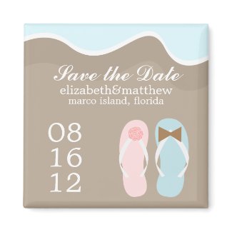 Wedding Flip Flops magnet