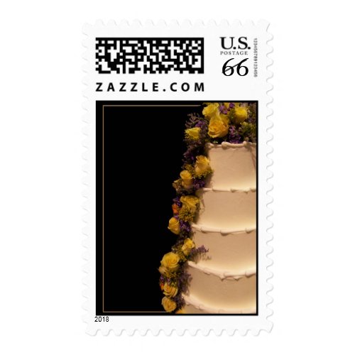 Wedding Flower Cake stamp