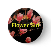 Wedding (Flower Girl) Button