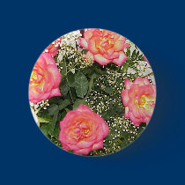 Wedding Flowers buttons