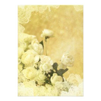 Wedding Flowers Invitation