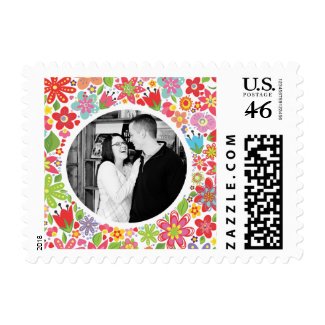 Wedding Flowers Photo Postage USPS Stamp