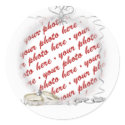 Wedding Frame with Rings & Ribbons stickers by Frames4you Wedding Frame with Rings & Ribbons stickers