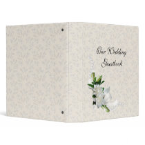 Wedding Gardenias 3 Ring Binder