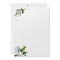 Wedding Gardenias Custom Invites