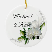 Wedding Gardenias Ornament
