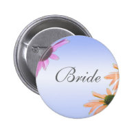 wedding gift, daisy flowers, bride button