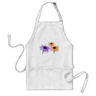wedding gift, daisy flowers, thank you, etc. aprons