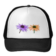 wedding gift, daisy flowers, thank you, etc. mesh hats