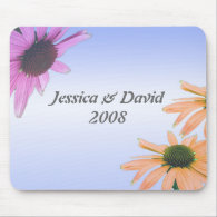 wedding gift, daisy flowers, thank you, etc. mouse pad